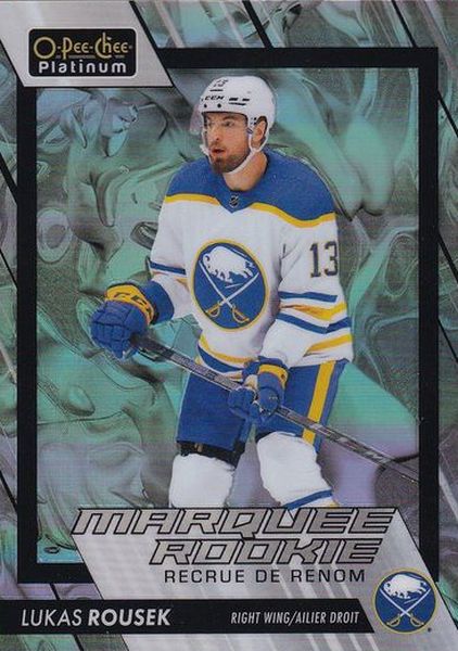 insert RC karta LUKÁŠ ROUSEK 23-24 OPC Platinum Marquee Rookie Liquid Metal /399